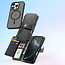 Dux Ducis - Telefoon Hoesje geschikt voor Apple iPhone 16 Pro Max - Hoesje geschikt voor Magsafe Magneet - 2 in 1 Wallet Book Case -  Lawa Series - Zwart