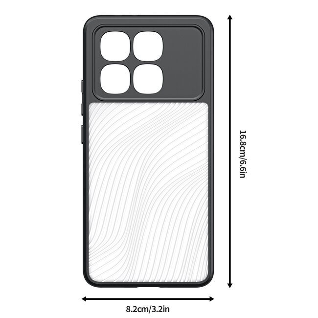Dux Ducis - Telefoon hoesje geschikt voor de Xiaomi Redmi K70 Ultra - Back Cover - Aimo Series - Zwart