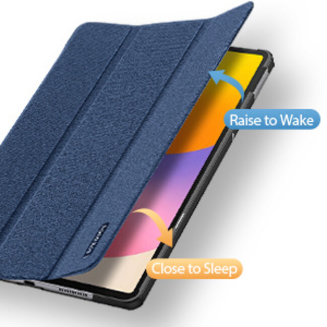 Dux Ducis - Tablet hoes geschikt voor Huawei MatePad SE 11 - Domo Book Case - Auto Wake/Sleep functie - Blauw