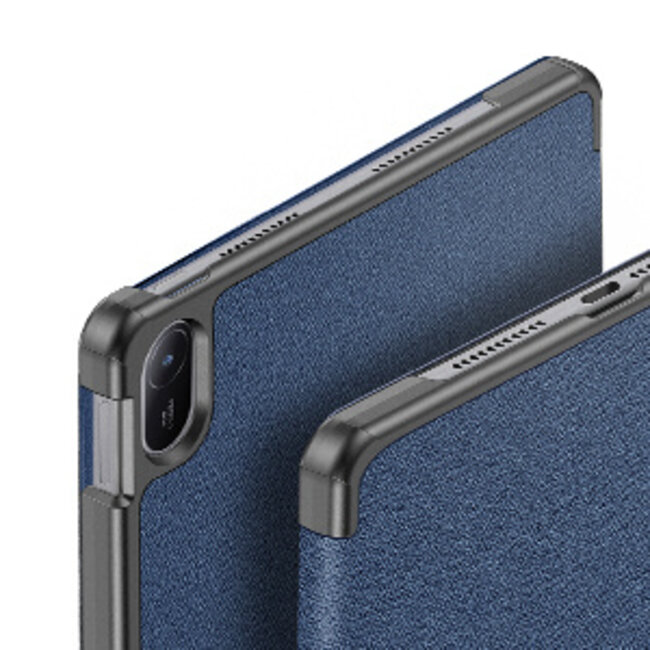 Dux Ducis - Tablet hoes geschikt voor Huawei MatePad SE 11 - Domo Book Case - Auto Wake/Sleep functie - Blauw