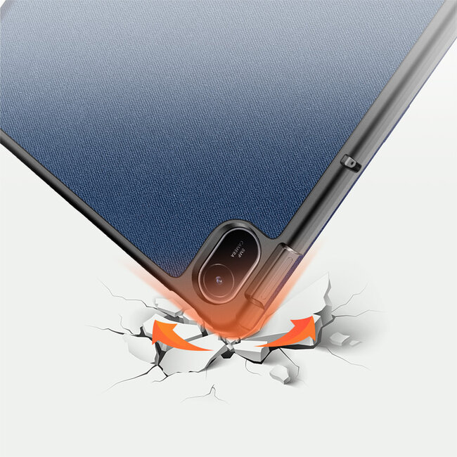 Dux Ducis - Tablet hoes geschikt voor Huawei MatePad SE 11 - Domo Book Case - Auto Wake/Sleep functie - Blauw