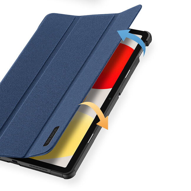 Dux Ducis - Tablet hoes geschikt voor Xiaomi Redmi Pad SE 8.7 - Domo Book Case - Auto Wake/Sleep functie - Blauw