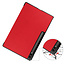 Case2go - Tablet hoes geschikt voor Samsung Galaxy Tab S10 Ultra / S9 Ultra (2024) - Tri-Fold Book Case - 14.6 inch - Rood