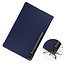 Case2go - Tablet hoes geschikt voor Samsung Galaxy Tab S10 Ultra / S9 Ultra (2024) - Tri-Fold Book Case - 14.6 inch - Donker Blauw