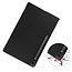 Case2go - Tablet hoes geschikt voor Samsung Galaxy Tab S10 Ultra / S9 Ultra (2024) - Tri-Fold Book Case - 14.6 inch - Zwart