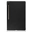 Case2go - Tablet hoes geschikt voor Samsung Galaxy Tab S10 Ultra / S9 Ultra (2024) - Tri-Fold Book Case - 14.6 inch - Zwart