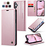 CaseMe - Telefoonhoesje geschikt voor Apple iPhone 16 Plus - Flip Wallet Case - Magneetsluiting - Roze