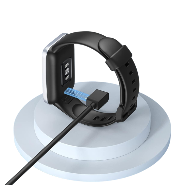 Case2go - Oplaadkabel geschikt voor Redmi Watch 3 / Redmi Watch 2 Lite / Redmi Smart Band Pro / Smart Band 7 Pro - USB - 1.0 meter - Zwart