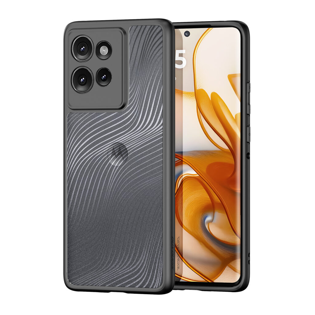 Dux Ducis - Telefoon hoesje geschikt voor de Motorola Edge 50 - Back Cover - Aimo Series - Zwart afbeelding