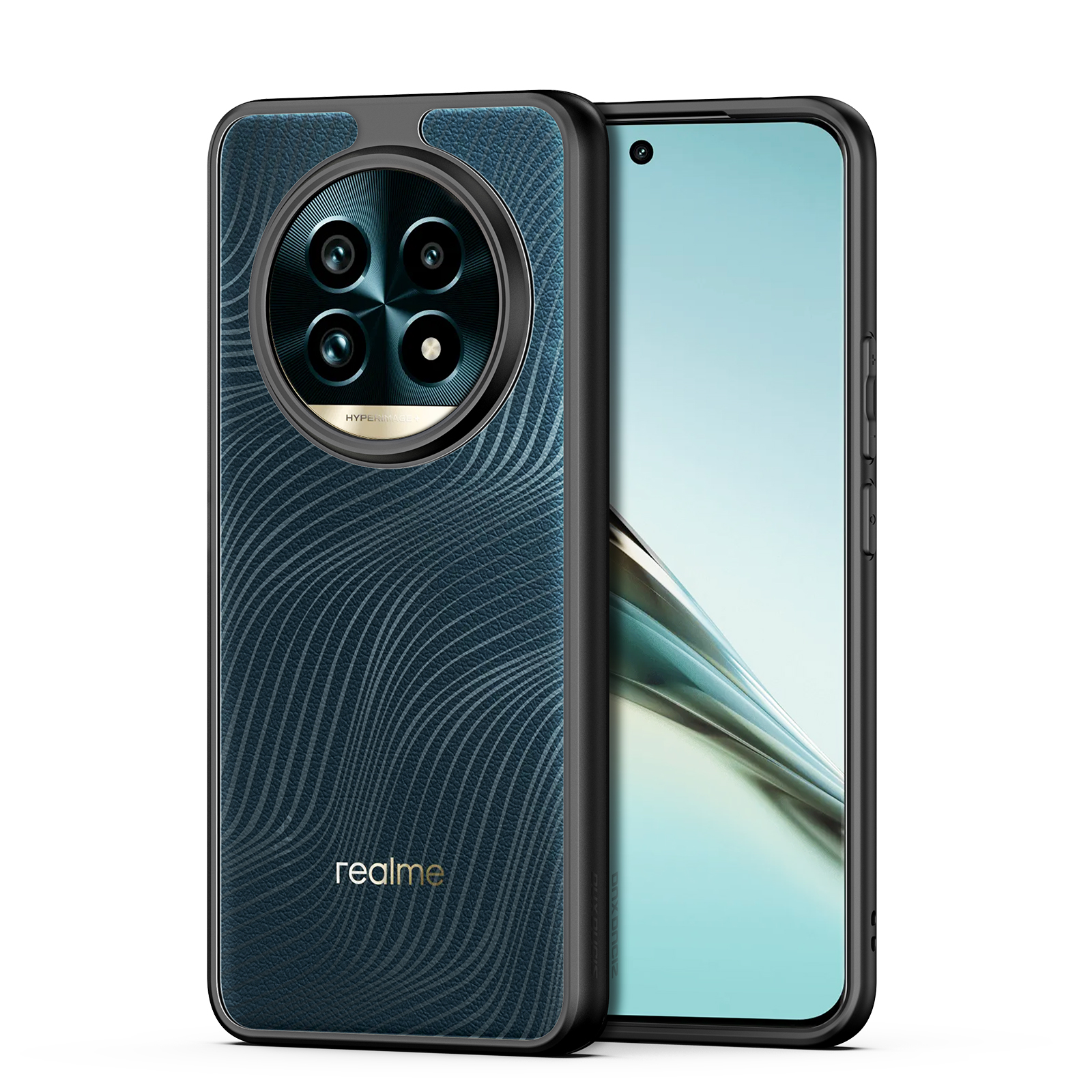 Dux Ducis - Telefoon hoesje geschikt voor de Realme 13 Pro/13 Pro Plus - Back Cover - Aimo Series - Zwart afbeelding