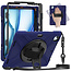 Case2go- Tablet Hoes geschikt voor Apple iPad Air 13 (2024) / iPad Pro 12.9 (2018/2020/2021/2022) - Hand Strap Heavy Armor Case - Donker Blauw