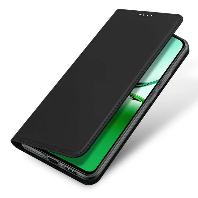 Dux Ducis - Telefoon Hoesje geschikt voor Oppo Reno 12 F 4G/5G  - Skin Pro - Book Case - Zwart