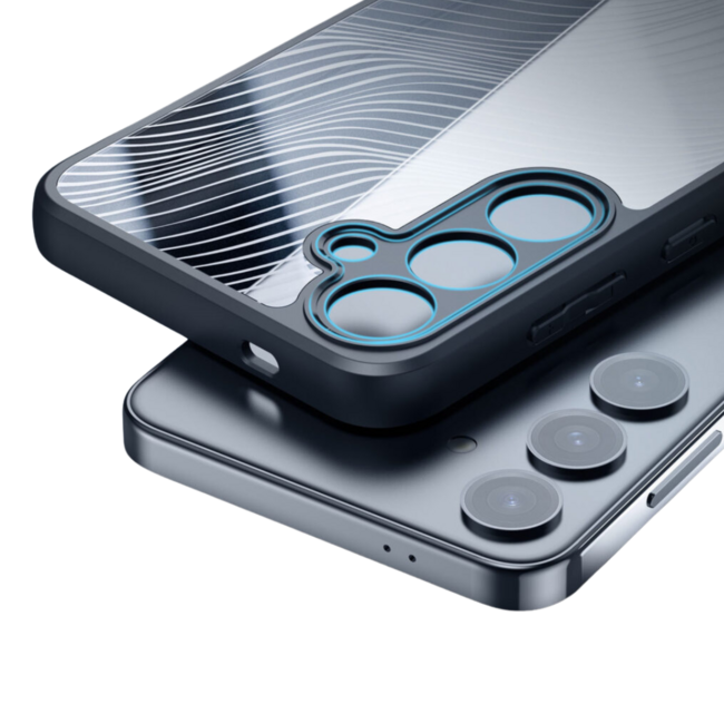 Dux Ducis - Telefoon hoesje geschikt voor de Samsung Galaxy S24 FE  - Back Cover - Aimo Series - Zwart