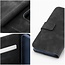 Case2go - Telefoonhoesje geschikt voor Samsung Galaxy S24 FE - Wallet Book Case - Met Magnetische Sluiting - Zwart