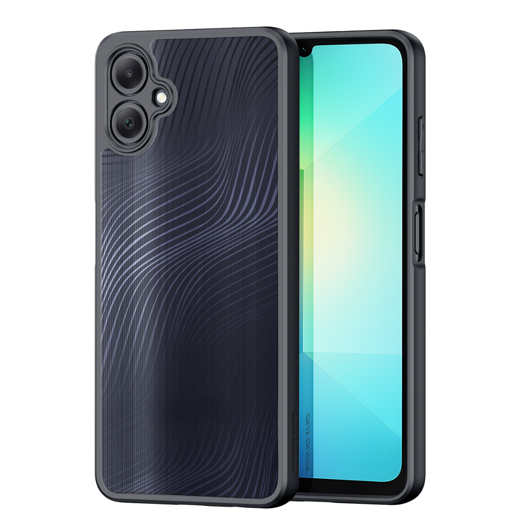 Dux Ducis - Telefoon hoesje geschikt voor de Samsung Galaxy A06 - Back Cover - Aimo Series - Zwart afbeelding