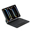 Case2go - Toetsenbord hoes geschikt voor Apple iPad Pro 11 (2024)  - Bluetooth Toetsenbord hoes - met Touchpad - Zwart
