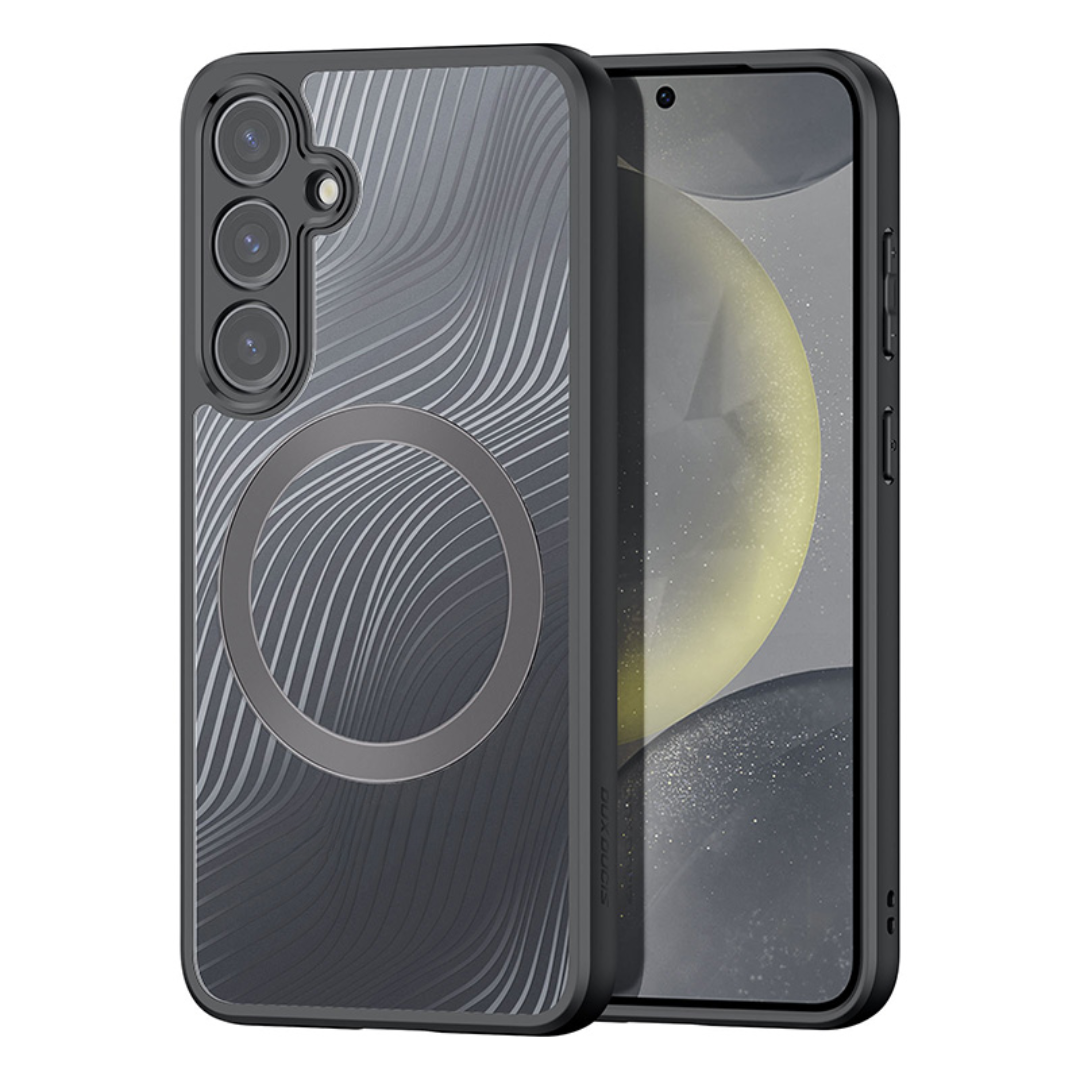 Dux Ducis - Telefoon hoesje geschikt voor de Samsung Galaxy S25 Plus - Back Cover - Aimo Mag Series - Zwart afbeelding