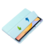 Case2go - Tablet hoes geschikt voor Samsung Galaxy Tab S6 Lite (2024) - Acrylic Trifold - Auto/Wake - Licht Blauw