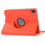 Case2go - Tablet hoes geschikt voor Apple iPad Mini 6 (2021) / Mini 7 (2024) - 8.3 Inch - Draaibare Book Case Cover - Oranje