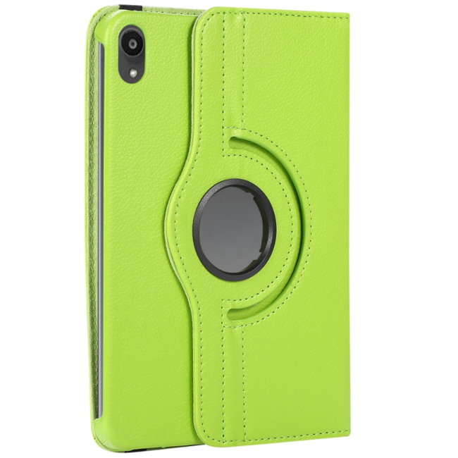 Case2go - Tablet hoes geschikt voor iPad Mini 6 (2021) - 8.3 Inch - Draaibare Book Case Cover - Groen