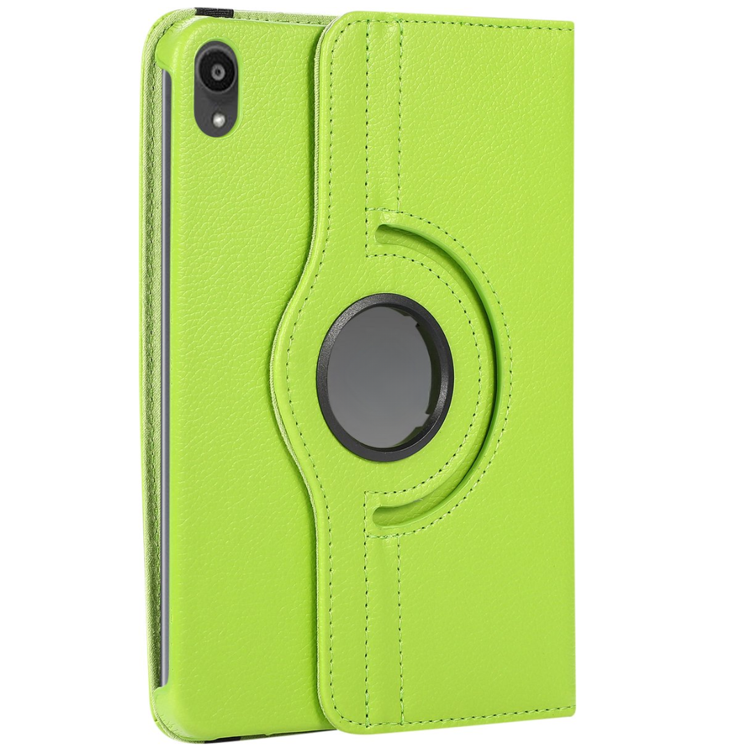 Case2go - Tablet hoes geschikt voor iPad Mini 6 (2021) - 8.3 Inch - Draaibare Book Case Cover - Groen afbeelding