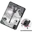 Case2go - Tablet hoes geschikt voor Apple iPad Mini 7 (2024) - 8.3 inch - TPU Book Case met Apple Pencil Houder - Eiffeltoren
