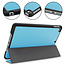 Tablet hoes geschikt voor iPad Mini 2021 - Tri-Fold Book Case - Licht Blauw
