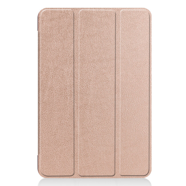 Tablet hoes geschikt voor iPad Mini 2021 - Tri-Fold Book Case - Rosé-Goud