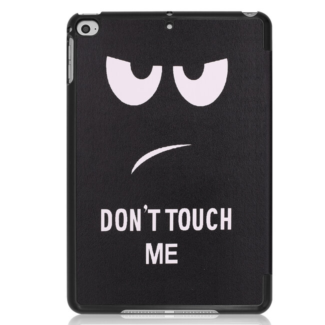 Tablet hoes geschikt voor iPad Mini 2021 - Tri-Fold Book Case - Don't Touch Me