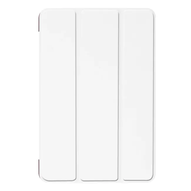 Tablet hoes geschikt voor Apple iPad Mini 7 (2024) - Tri-Fold Book Case - met Auto/Wake functie - Wit