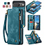 CaseMe - Telefoonhoesje geschikt voor Google Pixel 9/9 Pro - 2 in 1 Book Case en Back Cover - Blauw