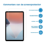 Case2go - Tablet Screenprotector geschikt voor Oppo Pad Air - 10.4 Inch - Tempered Glass - Case Friendly - Transparant