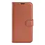 Case2go - Telefoon hoesje geschikt voor Samsung Galaxy S24 FE - Wallet Book case - Met Magnetische Sluiting - Bruin