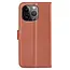 Case2go - Telefoon hoesje geschikt voor Apple iPhone 15 Pro Max - Wallet Book case - Met Magnetische Sluiting - Bruin