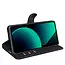 Case2go - Telefoon hoesje geschikt voor Xiaomi 13T Pro - Wallet Book case - Met Magnetische Sluiting - Zwart