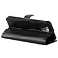 Case2go - Telefoon hoesje geschikt voor Apple iPhone 15 Pro Max - Wallet Book case - Met Magnetische Sluiting - Zwart