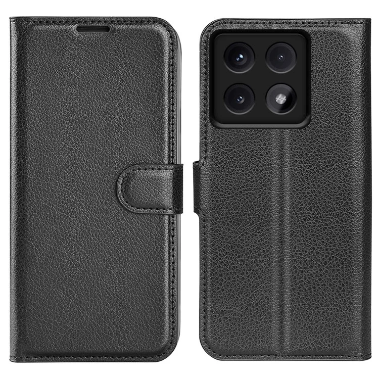 Case2go - Telefoon hoesje geschikt voor Xiaomi 14T Pro - Wallet Book case - Met Magnetische Sluiting - Zwart afbeelding