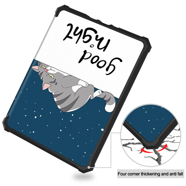 Hoes geschikt voor Amazon Kindle Paperwhite 2024 (12th gen) - 7 Inch - TPU Book Case - Auto/Wake functie - Goodnight