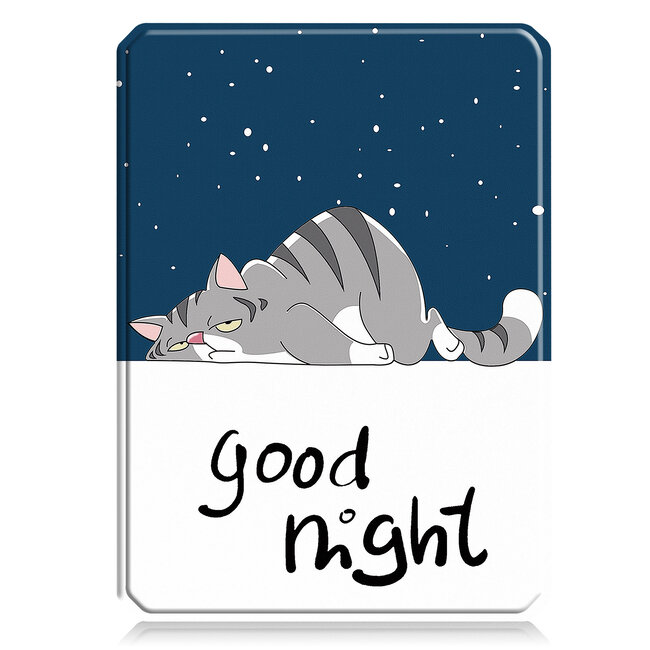 Hoes geschikt voor Amazon Kindle Paperwhite 2024 (12th gen) - 7 Inch - TPU Book Case - Auto/Wake functie - Goodnight