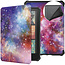 Hoes geschikt voor Amazon Kindle Paperwhite 2024 (12th gen) - 7 Inch - TPU Book Case - Auto/Wake functie - Galaxy