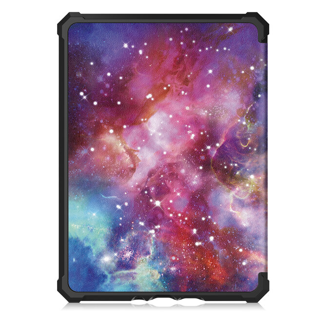 Hoes geschikt voor Amazon Kindle Paperwhite 2024 (12th gen) - 7 Inch - TPU Book Case - Auto/Wake functie - Galaxy