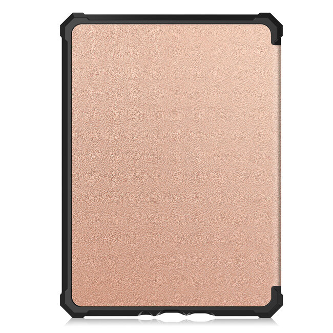 Hoes geschikt voor Amazon Kindle Paperwhite 2024 (12th gen) - 7 Inch - TPU Book Case - Auto/Wake functie - Rose Gold
