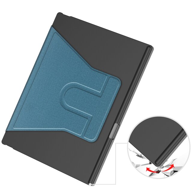 Tablethoes geschikt voor reMarkable Paper Pro (2024) - TPU hoes - Auto Wake/Sleep functie - 11.8 Inch - Lichtblauw