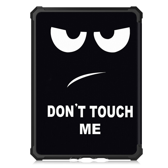 Hoes geschikt voor Amazon Kindle Paperwhite 2024 (12th gen) - 7 Inch - TPU Book Case - Auto/Wake functie - Don't Touch Me