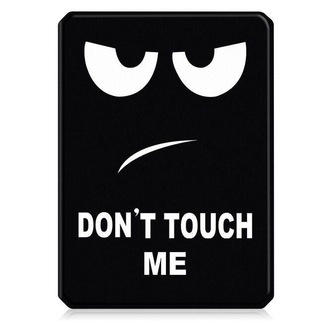 Hoes geschikt voor Amazon Kindle Paperwhite 2024 (12th gen) - 7 Inch - TPU Book Case - Auto/Wake functie - Don't Touch Me