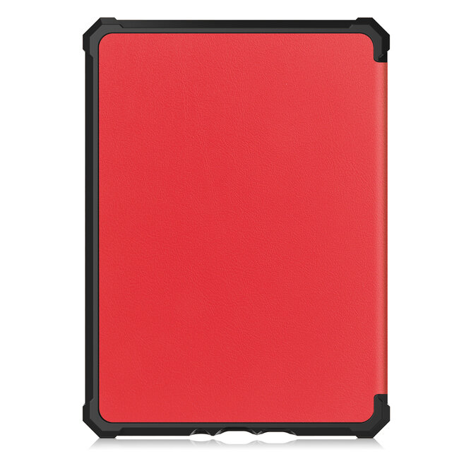 Hoes geschikt voor Amazon Kindle Paperwhite 2024 (12th gen) - 7 Inch - TPU Book Case - Auto/Wake functie - Rood