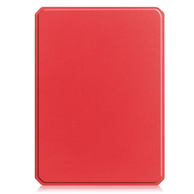 Hoes geschikt voor Amazon Kindle Paperwhite 2024 (12th gen) - 7 Inch - TPU Book Case - Auto/Wake functie - Rood