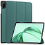 Case2go - Tablet hoes geschikt voor Honor Pad X8a - Tri-Fold Book Case - Auto Wake/Sleep functie - Donker Groen