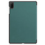 Case2go - Tablet hoes geschikt voor Honor Pad X8a - Tri-Fold Book Case - Auto Wake/Sleep functie - Donker Groen