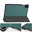 Case2go - Tablet hoes geschikt voor Honor Pad X8a - Tri-Fold Book Case - Auto Wake/Sleep functie - Donker Groen
